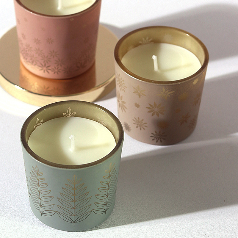 Home Fragrance Flowers - 다채로운 세라믹 양초 창의적인 홈 프래그런스