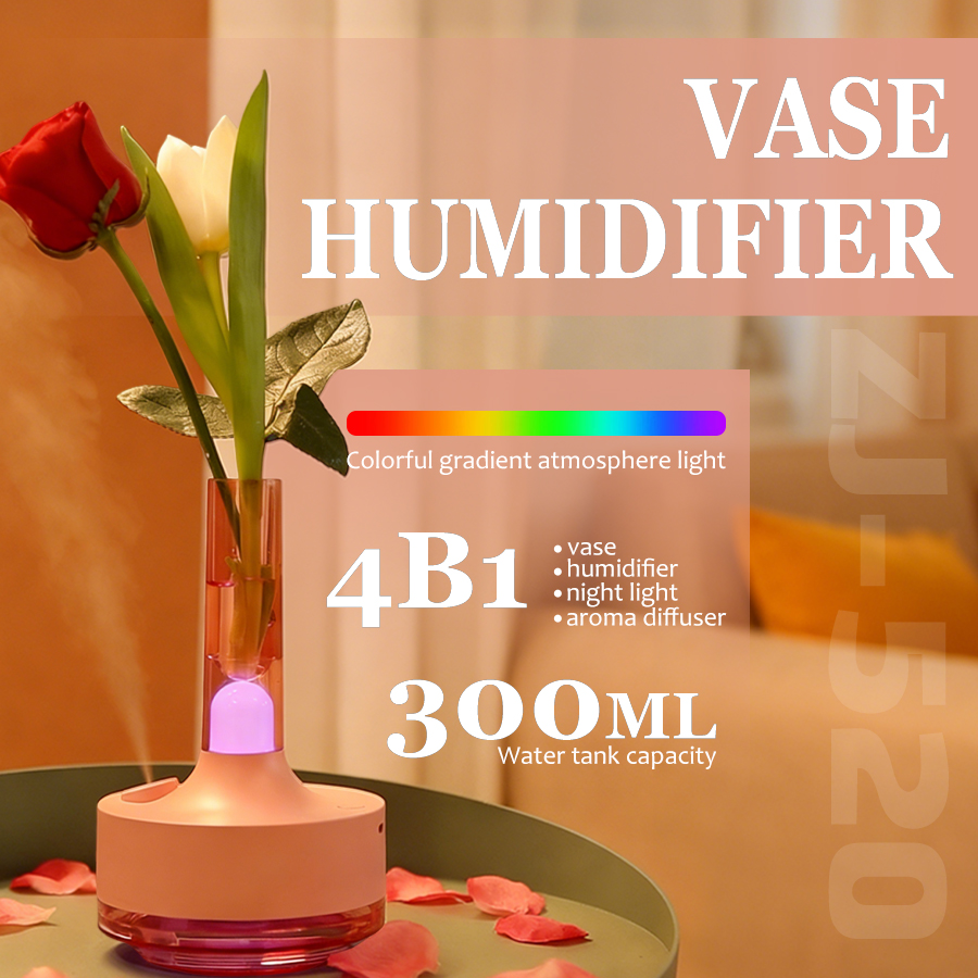 Home Fragrance Electric Diffuser - 2026 꽃병형 아로마 디퓨저, 충전식 쿨