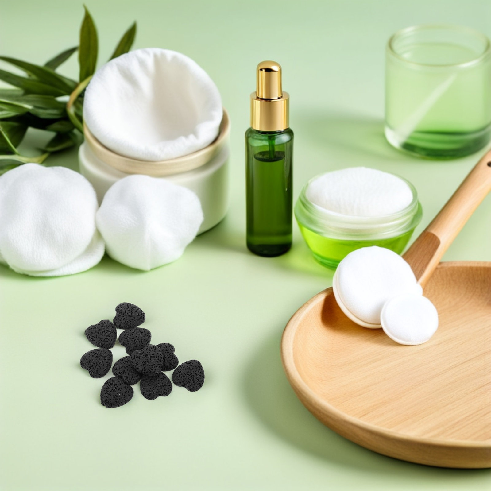 20Pcs 하트 화산 용암석 에센셜 오일 디퓨저 스톤  - Home Fragrance Oils 리뷰 및 가격