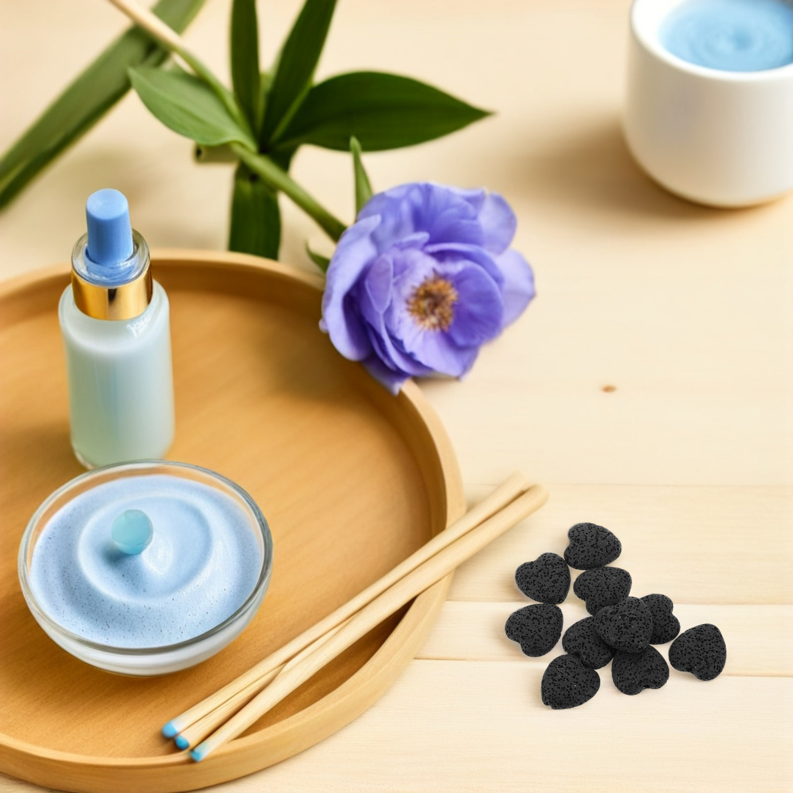20Pcs 하트 화산 용암석 에센셜 오일 디퓨저 스톤  - Home Fragrance Oils 리뷰 및 가격