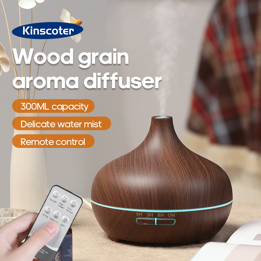 KINSCOTER 우드 그레인 아로마테라피 디퓨저 30 - Home Fragrance Oils 리뷰 및 가격