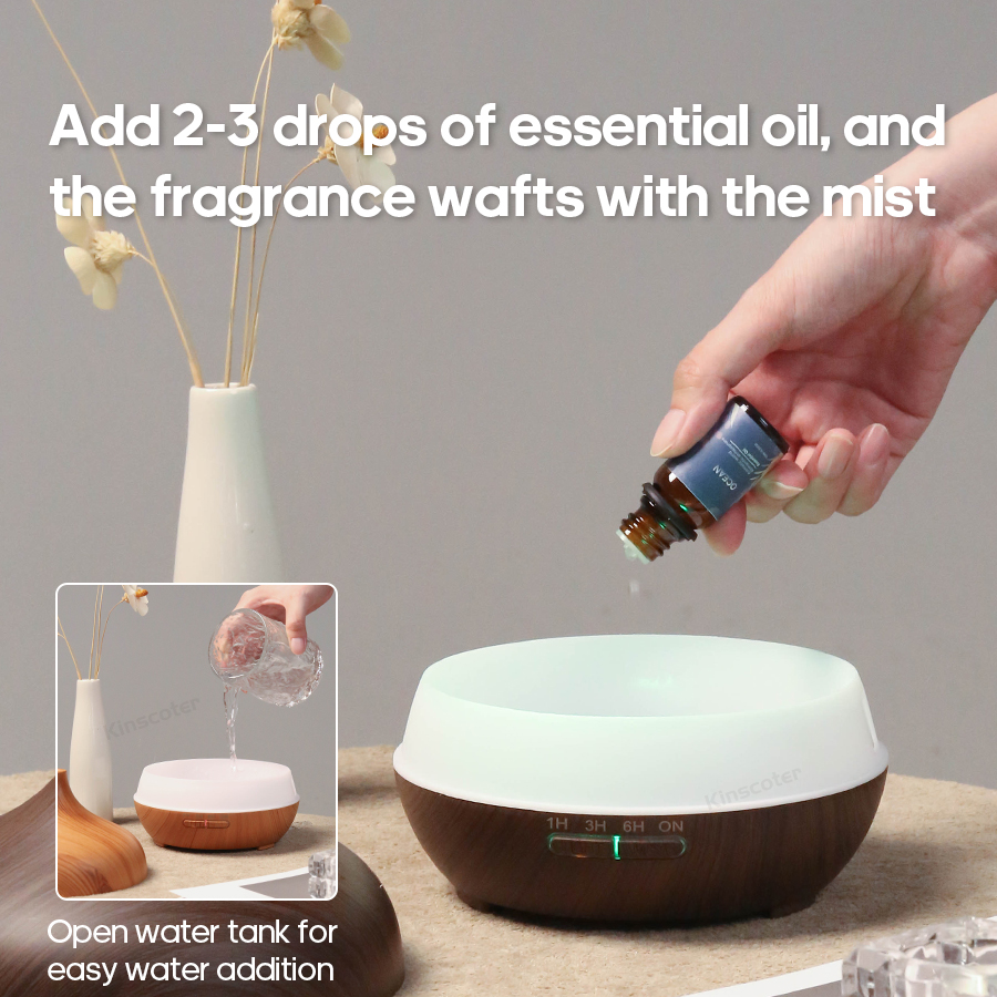 KINSCOTER 우드 그레인 아로마테라피 디퓨저 30 - Home Fragrance Oils 리뷰 및 가격