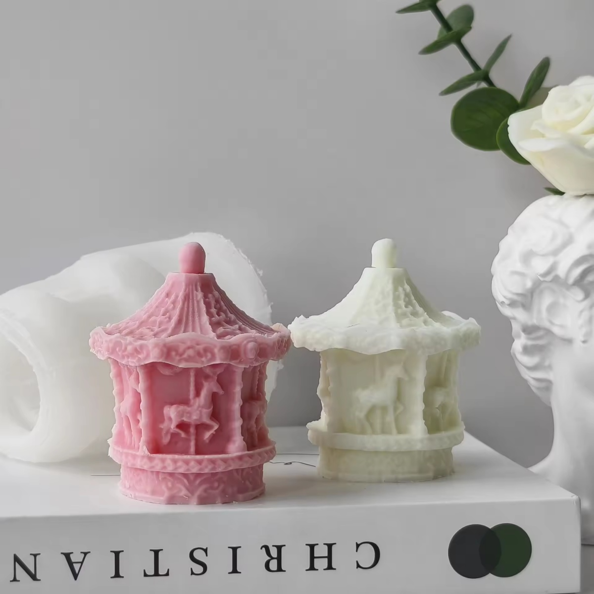 3D 회전 목마 양초 실리콘 몰드 DIY 회전 목마 아 - Home Fragrance Rituals 리뷰 및 가격